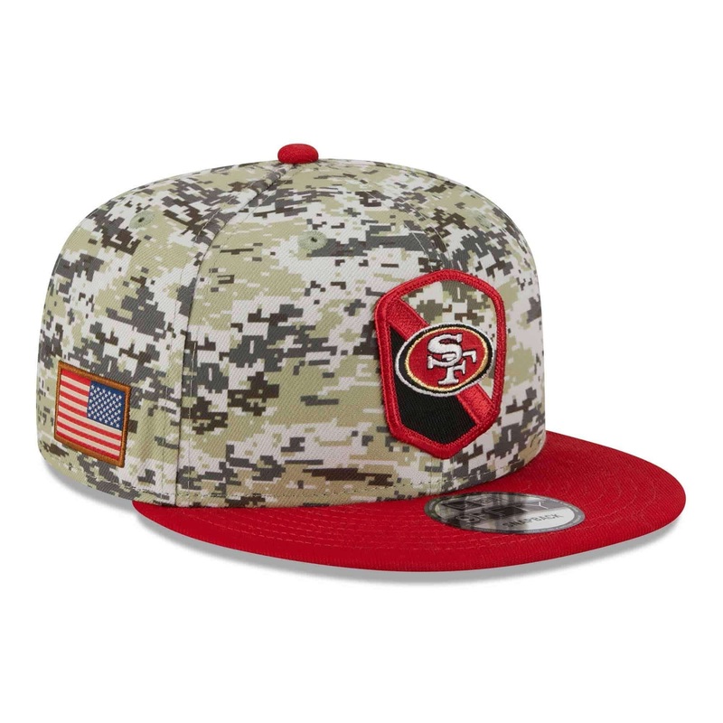 San Francisco 49ers New Era NFL 23 Salute To Service 9FIFTY Snapback Hat