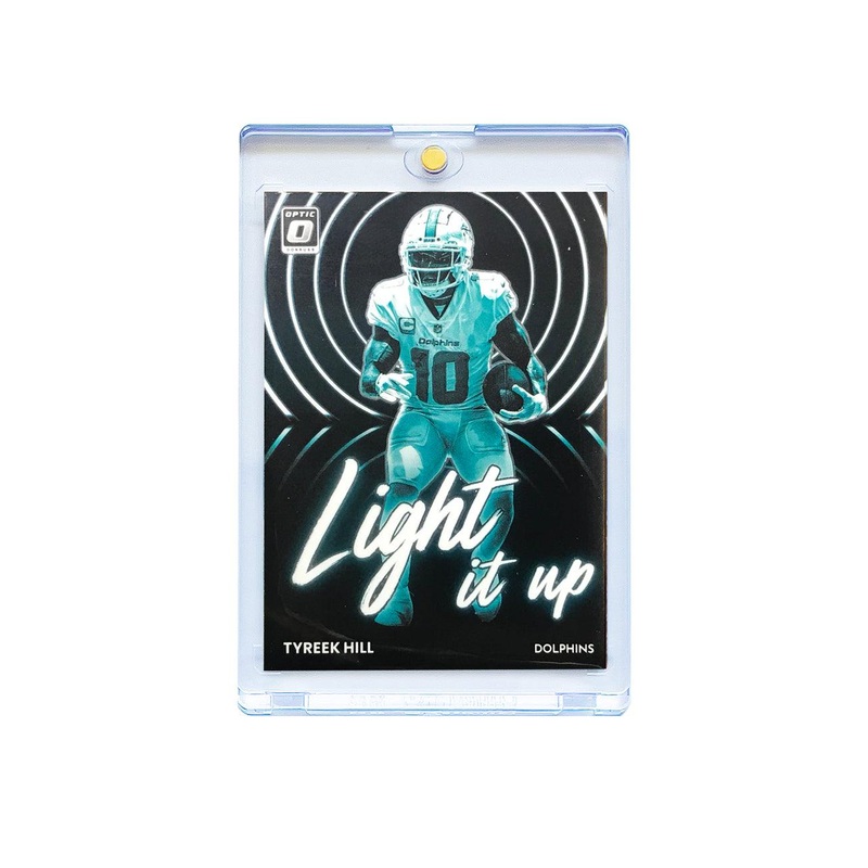 Tyreek Hill Miami Dolphins Panini NFL 22 Optic Light It Up Card