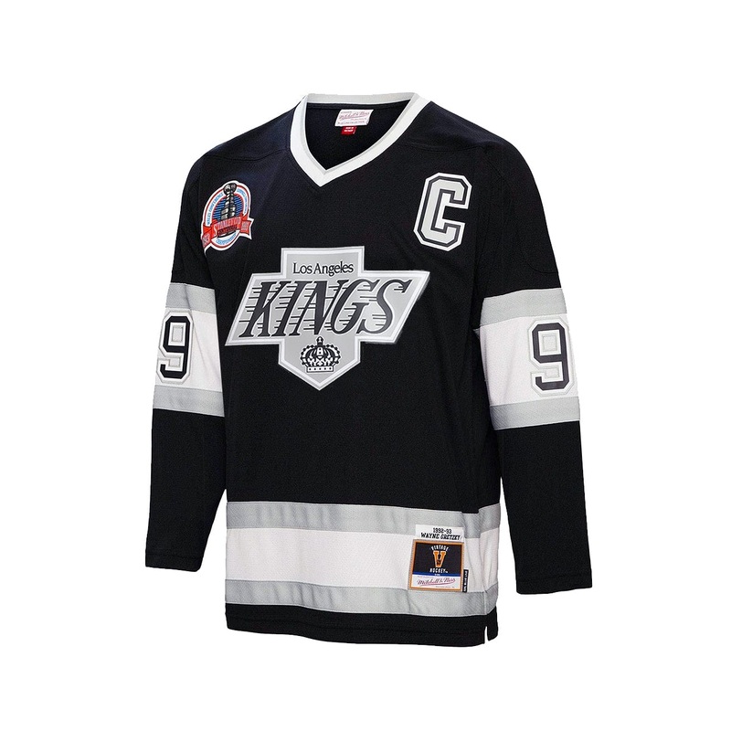 Wayne Gretzky Los Angeles Kings Mitchell & Ness NHL 92-93 Blue Line Jersey