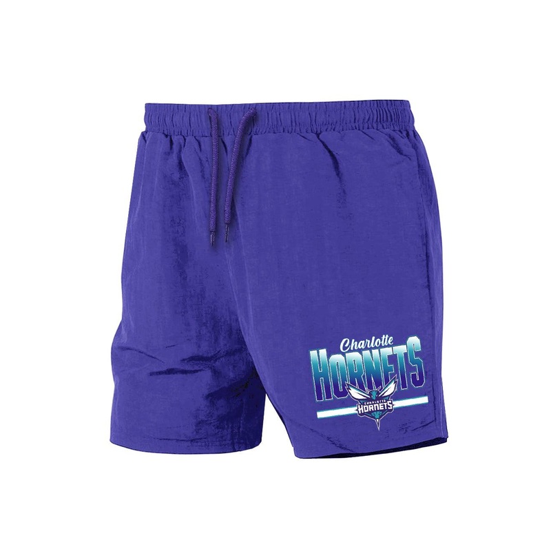Charlotte Hornets NBA Bloomfield Nylon Shorts – Purple