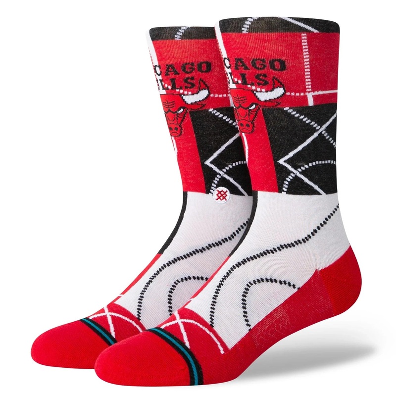Chicago Bulls Stance NBA Zone Crew Socks – Red