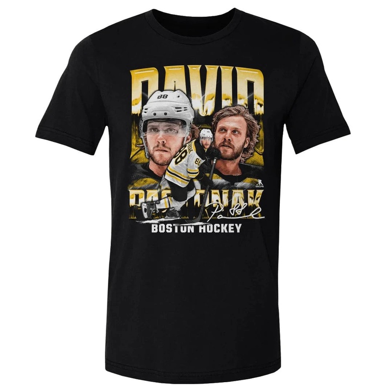 David Pastrnak Boston Bruins 500 Level NHL Vintage Player T-Shirt – Black