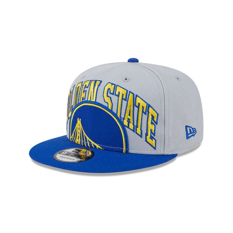 Golden State Warriors New Era NBA Tip-Off 23 9FIFTY Snapback Hat – Grey