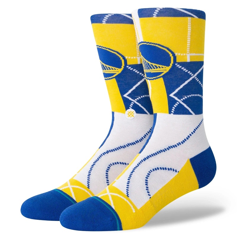 Golden State Warriors Stance NBA Zone Crew Socks – Blue