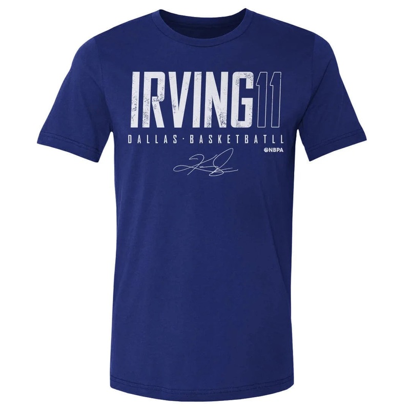 Kyrie Irving Dallas Mavericks 500 Level NBA Elite T-Shirt – Blue