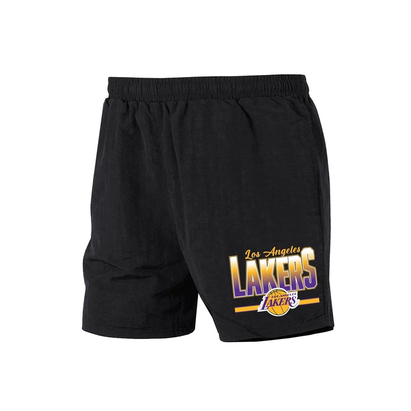 Los. Angeles Lakers NBA Bloomfield Nylon Shorts – Black