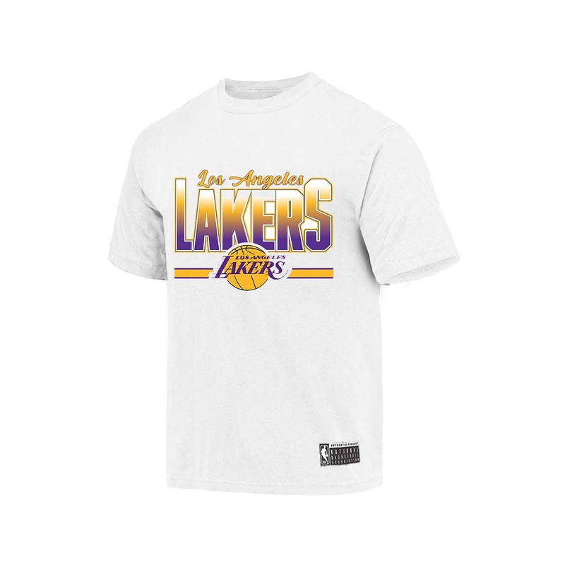 Los Angeles Lakers NBA Bloomfield Vintage T-Shirt – White