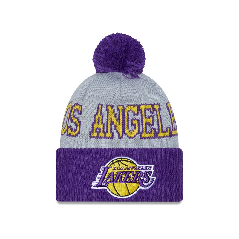 Los Angeles Lakers New Era NBA Tip-Off 23 Knit Beanie
