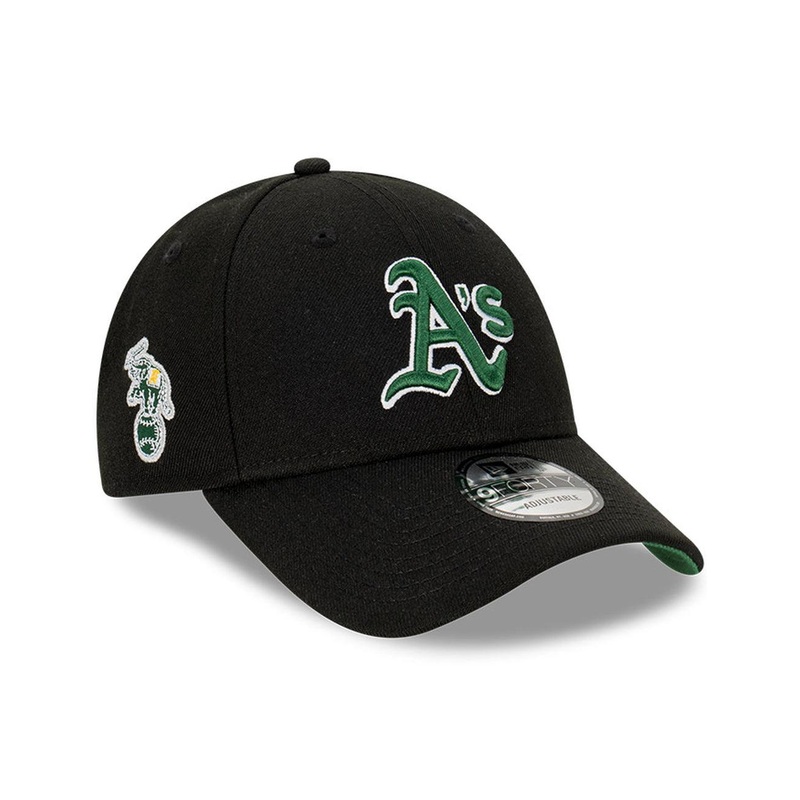 Oakland Athletics New Era MLB Black Classic 9FORTY Snapback Hat – Black