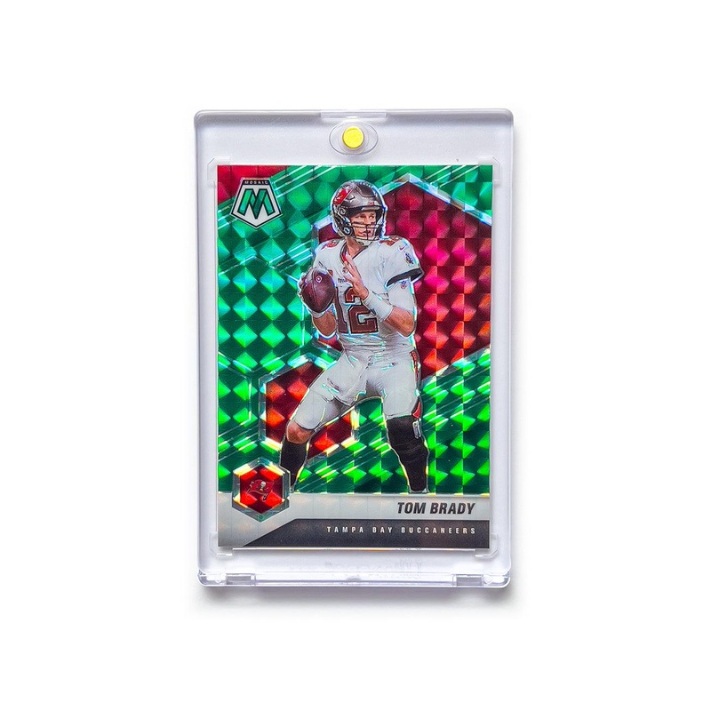 Tom Brady Tampa Bay Buccaneers Panini NFL 2021 Mosaic Green Card