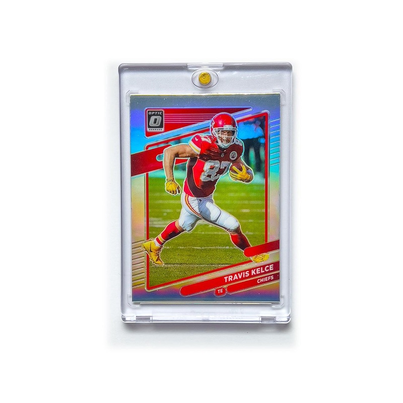 Travis Kelce Kansas City Chiefs Panini NFL 21 Optic Holo Card