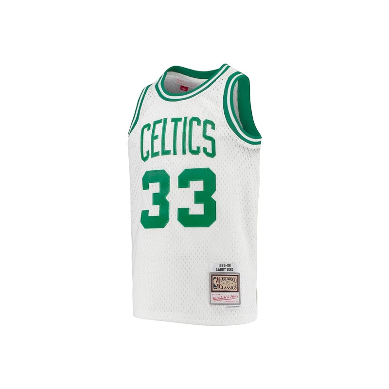 Youths Larry Bird Boston Celtics Mitchell & Ness NBA Swingman Jersey – White