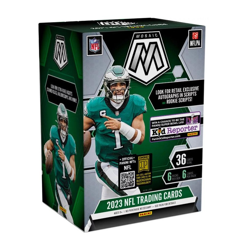 2023 Panini Mosaic NFL Football Trading Card Blaster Box