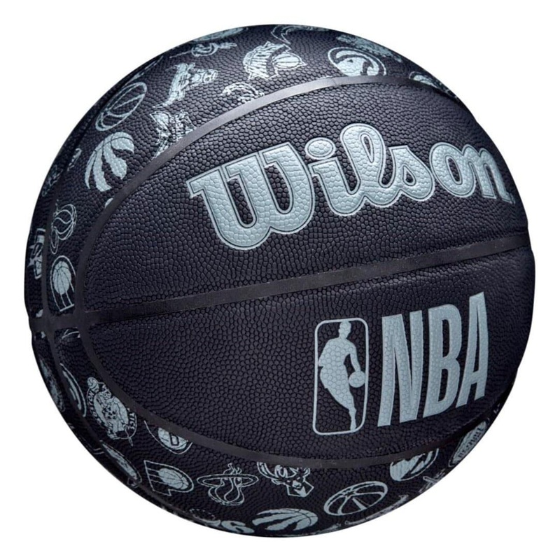 All Team Wilson NBA Full Size Outdoor Basketball Ball – Black