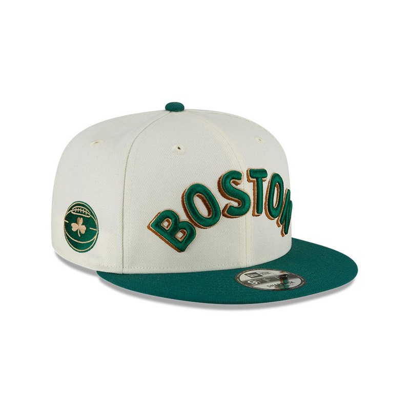 Boston Celtics New Era NBA 24 City Edition 9FIFTY Snapback Hat