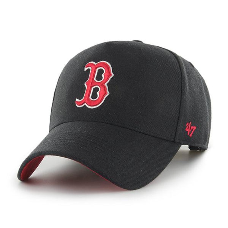 Boston Red Sox ’47 MLB Team MVP DT Snapback Hat – Black