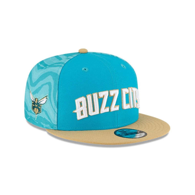 Charlotte Hornets New Era NBA 24 City Edition 9FIFTY Snapback Hat