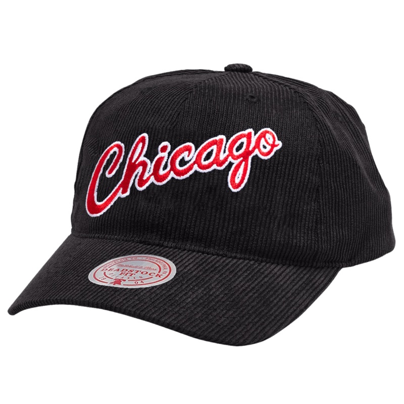 Chicago Bulls Mitchell & Ness NBA Vintage Origin Deadstock Snapback Hat – Black