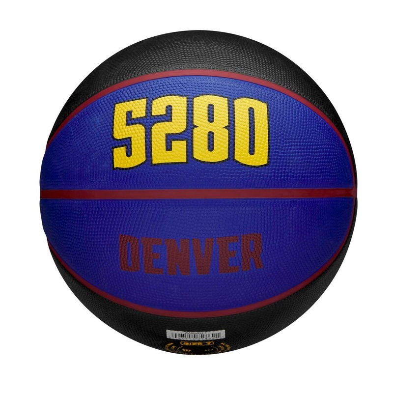 Denver Nuggets Wilson NBA 24 City Edition Basketball Ball