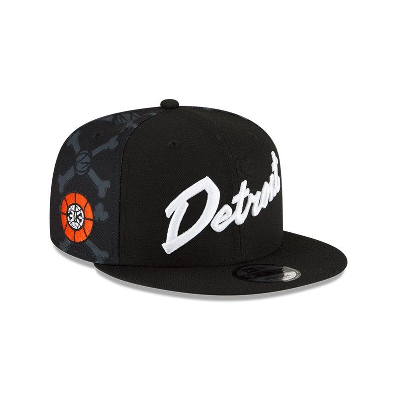 Detroit Pistons New Era NBA 24 City Edition 9FIFTY Snapback Hat