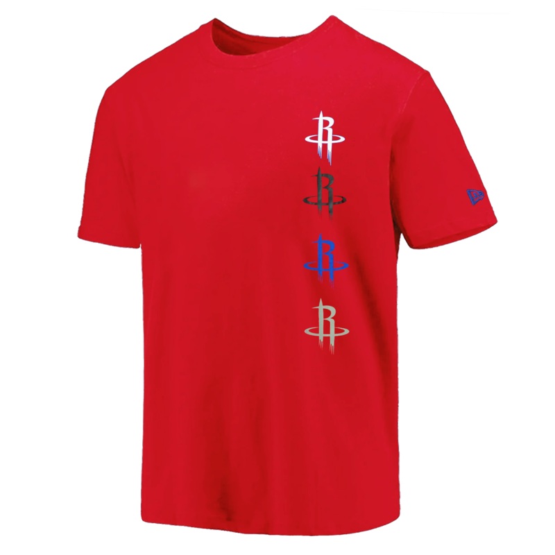 Houston Rockets New Era NBA 24 City Edition T-Shirt – Red