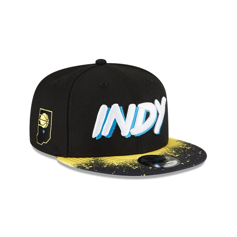Indiana Pacers New Era NBA 24 City Edition 9FIFTY Snapback Hat