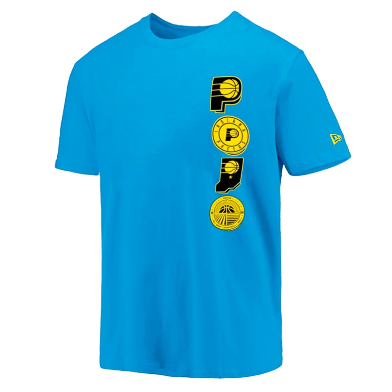 Indiana Pacers New Era NBA 24 City Edition T-Shirt – Blue