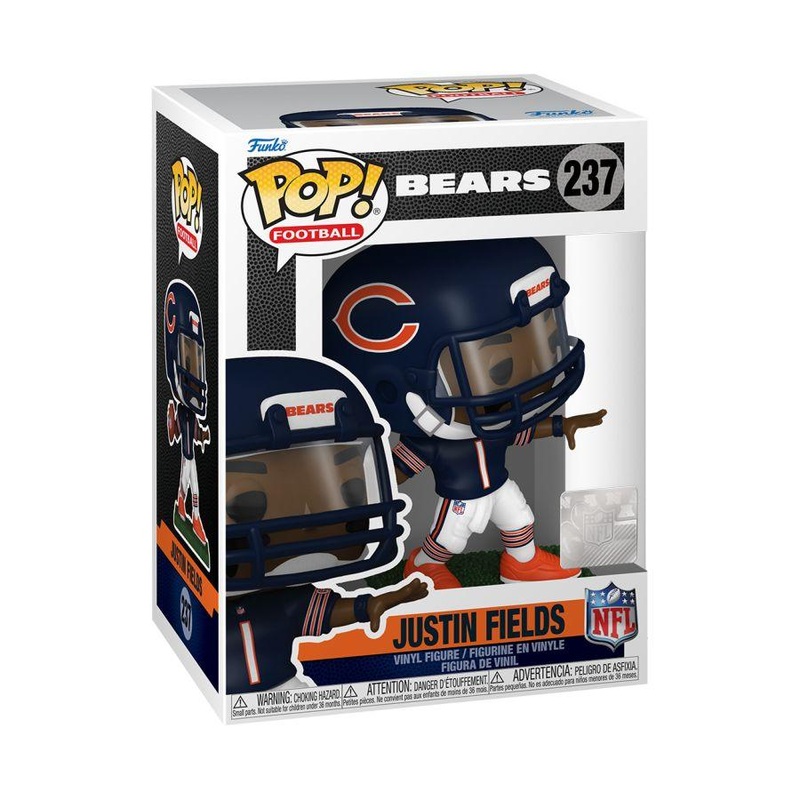 Justin Fields Chicago Bears Funko NFL Pop Vinyl 3.75″ Figure – Navy