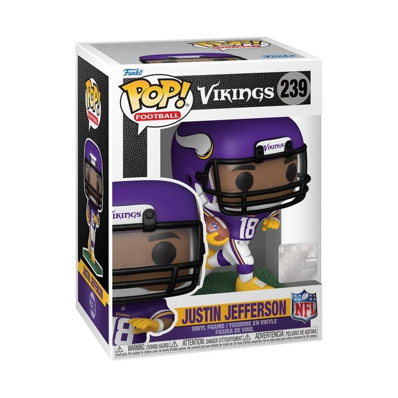 Justin Jefferson Minnesota Vikings Funko NFL Pop Vinyl 3.75″ Figure – Purple