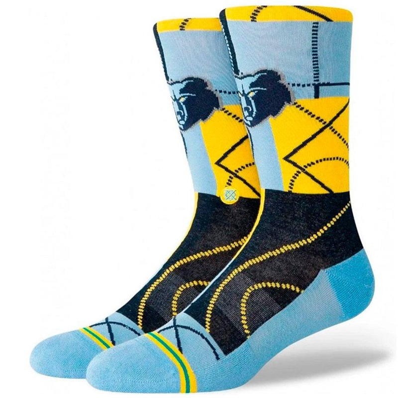 Memphis Grizzlies Stance NBA Zone Crew Socks – Blue