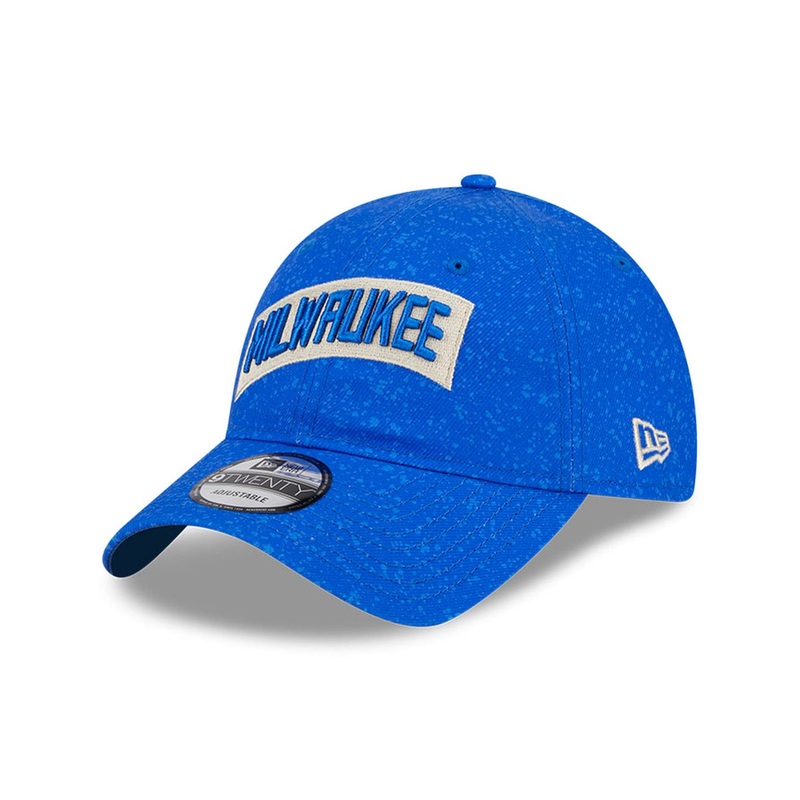 Milwaukee Bucks New Era NBA 24 City Edition 9TWENTY Strapback Hat