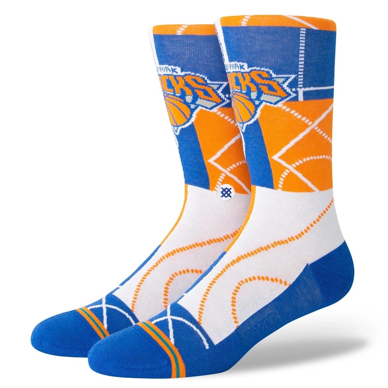 New York Knicks Stance NBA Zone Crew Socks – Blue