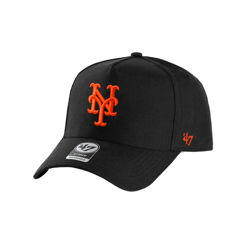 New York Mets ’47 MLB Team MVP DT Snapback Hat – Black