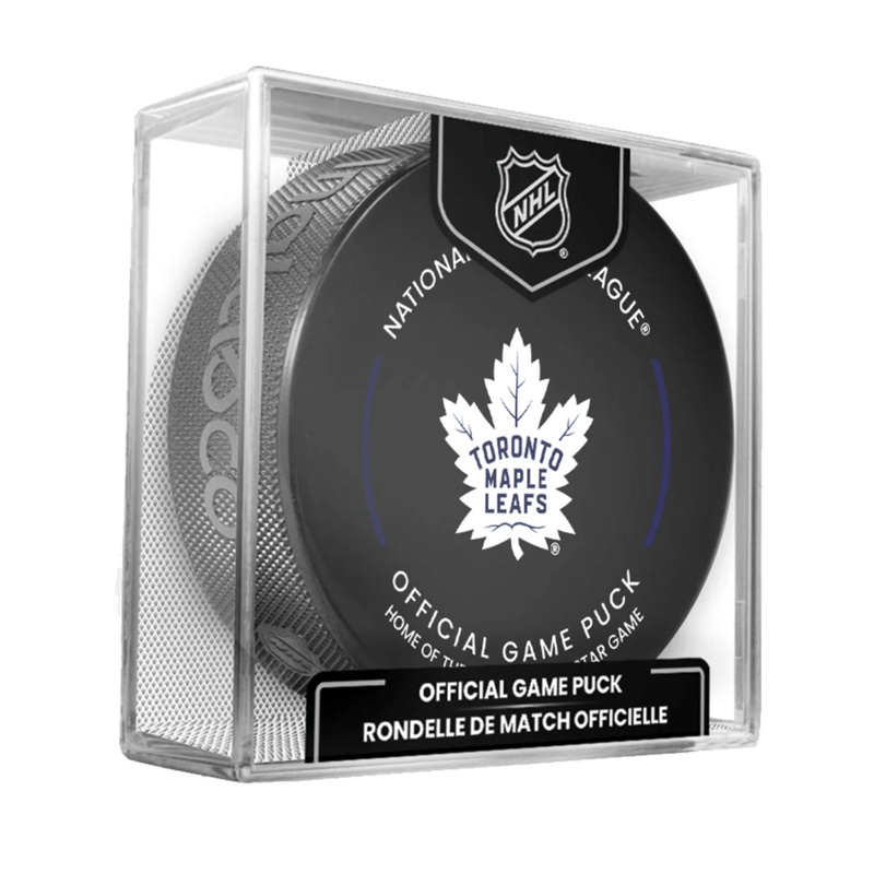 Toronto Maple Leafs Inglasco NHL 23-24 All-Star Game Hockey Puck In Cube