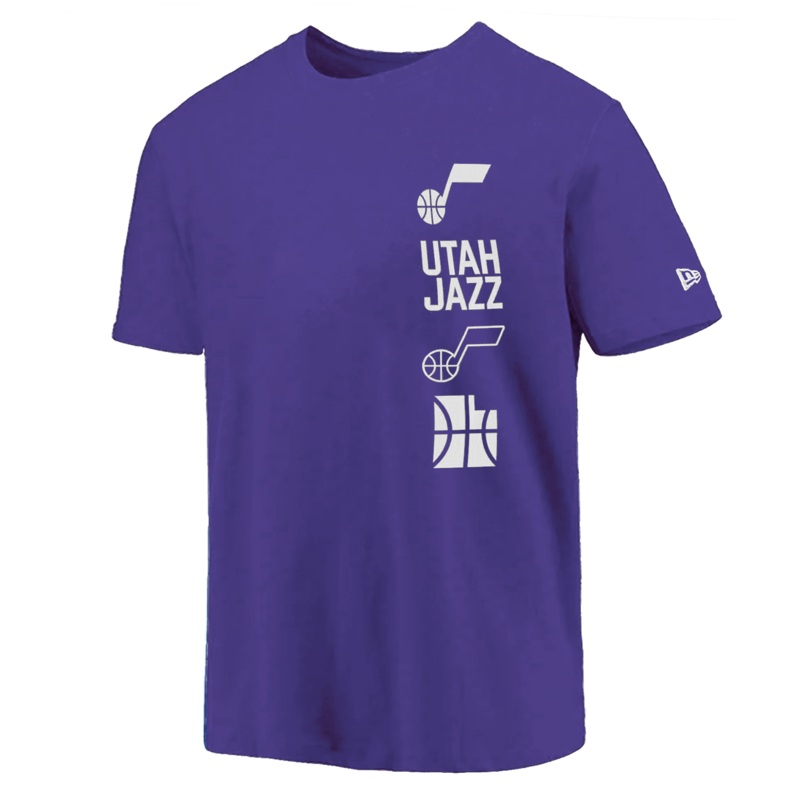 Utah Jazz New Era NBA 24 City Edition T-Shirt – Purple