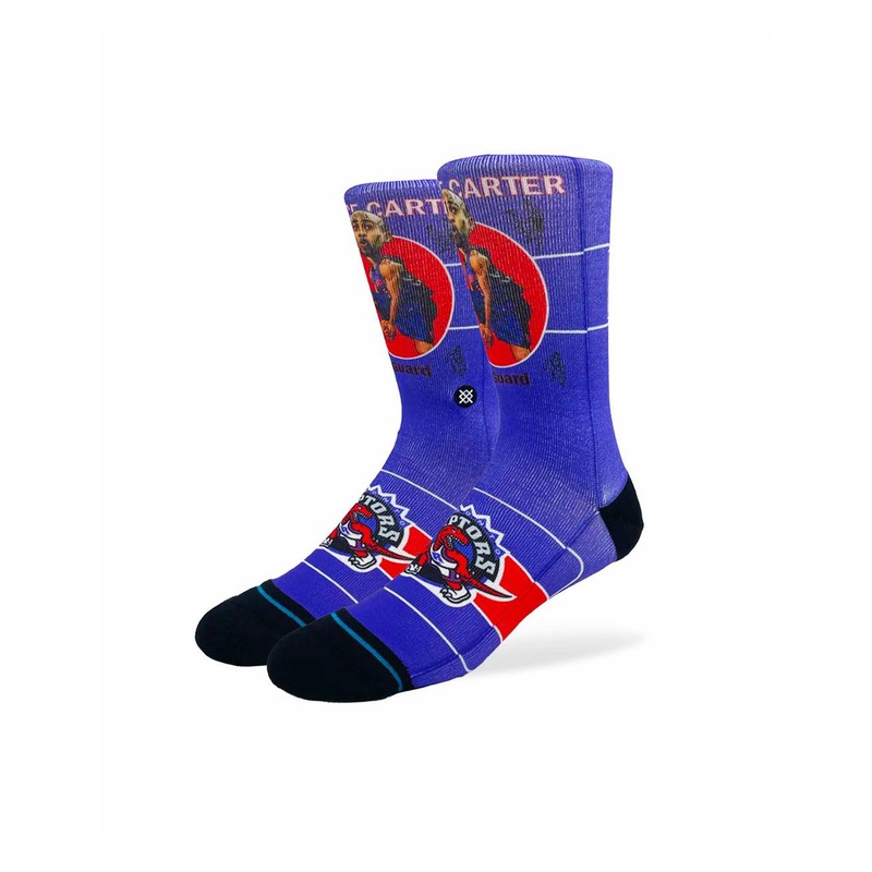 Vince Carter Toronto Raptors Stance NBA Retro Big Head Crew Socks
