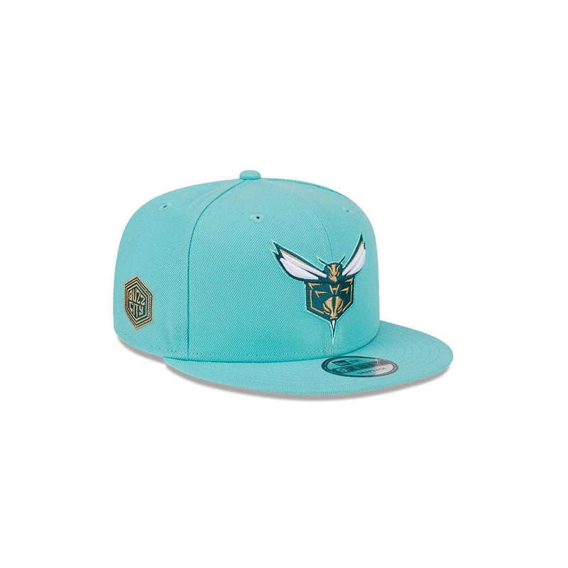 Youths Charlotte Hornets New Era NBA 24 City Edition ALT 9FIFTY Snapback Hat