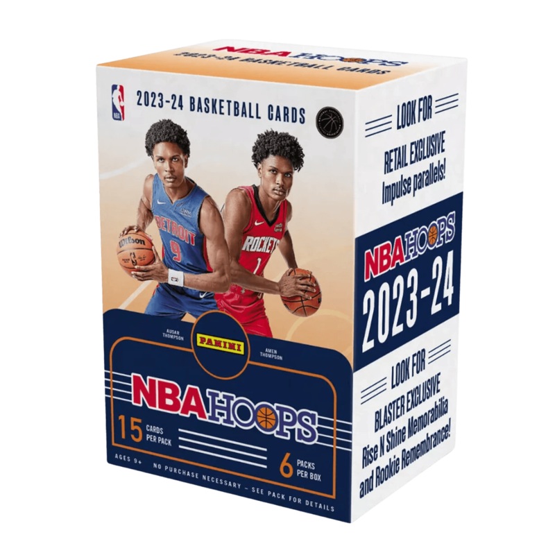 2023-24 NBA Panini Hoops Basketball Blaster Trading Card Box