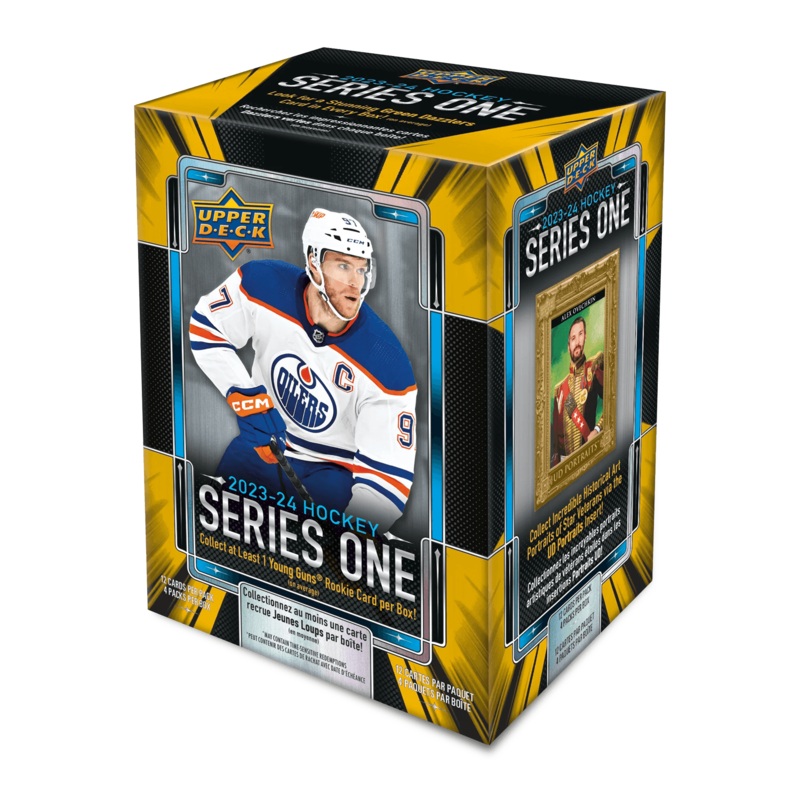 23-24 Upper Deck NHL Series 1 Hockey Trading Card Blaster Box