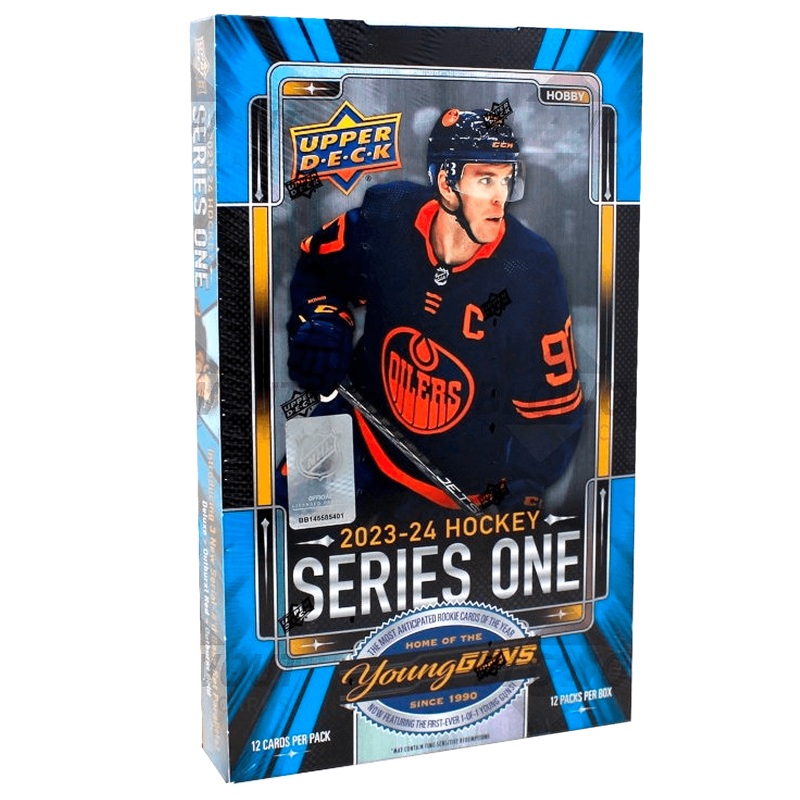 23-24 Upper Deck NHL Series 1 Hockey Trading Card Hobby Box