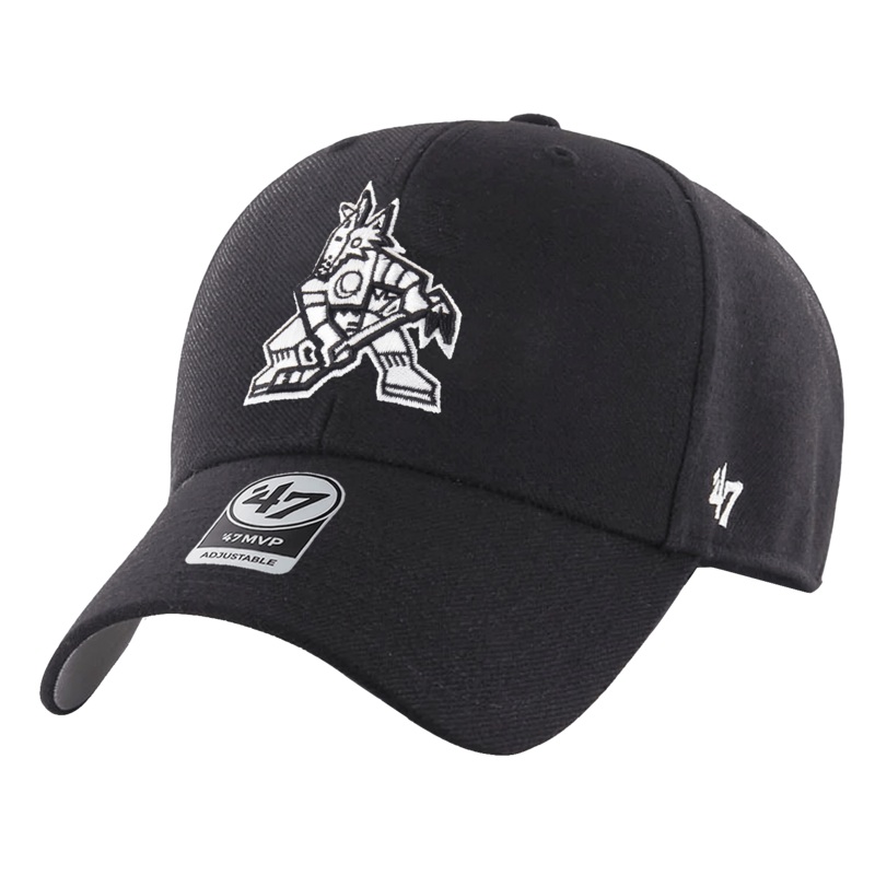 Arizona Coyotes ’47 NHL Monochrome MVP Adjustable Hat – Black