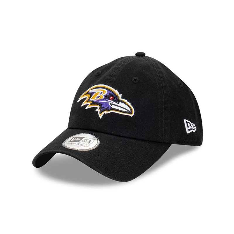 Baltimore Ravens New Era NFL Team Casual Classic Strapback Hat – Black
