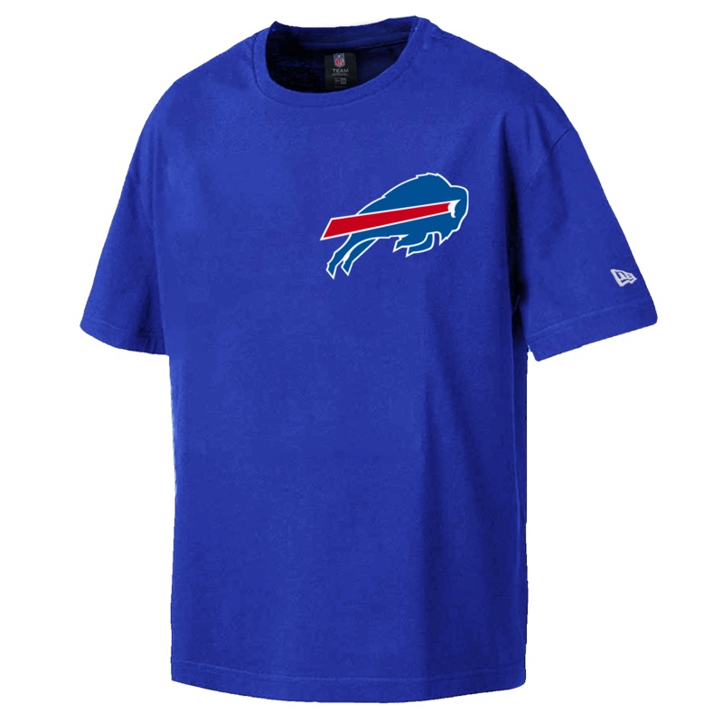Buffalo Bills New Era NFL Logo Select Oversized T-Shirt – Blue