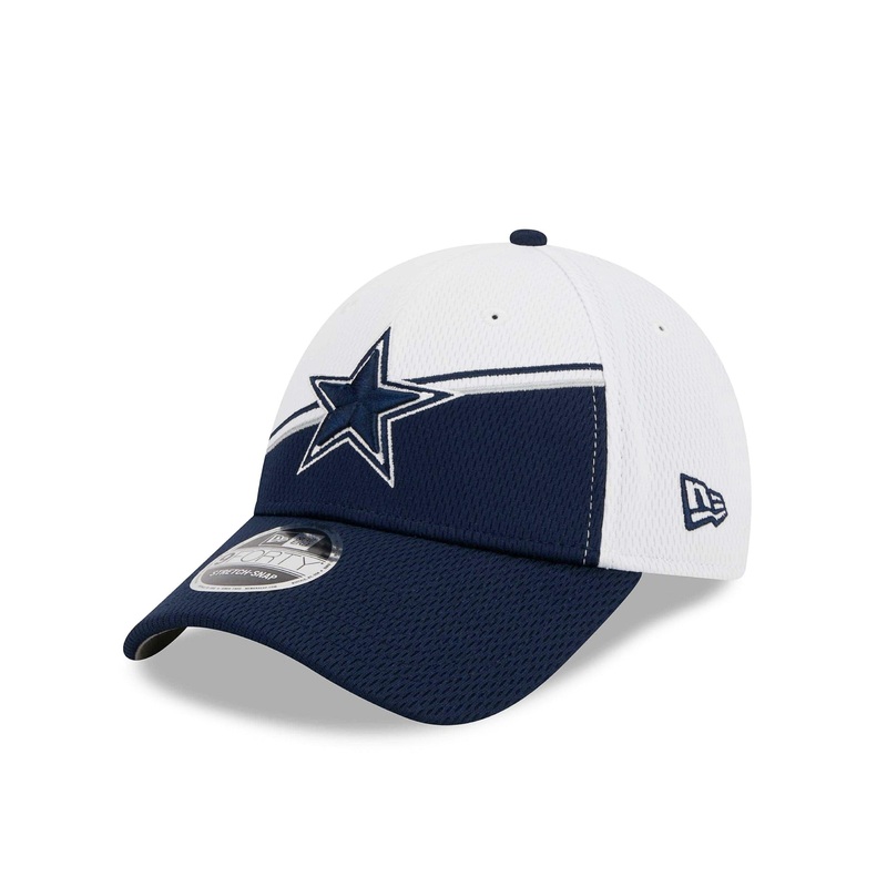Dallas Cowboys New Era NFL 23 Sideline 9FORTY Stretch-Snap Hat – White