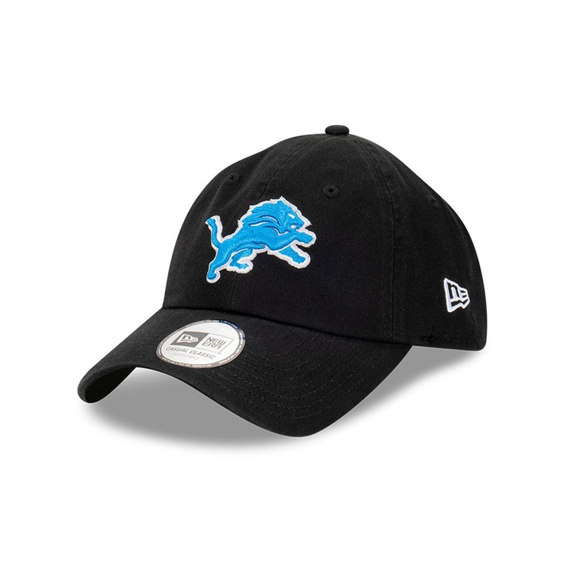 Detroit Lions New Era NFL Team Casual Classic Strapback Hat – Black
