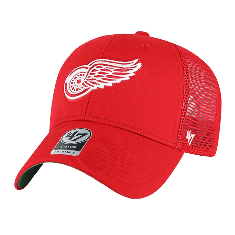 Detroit Red Wings ’47 NHL Branson MVP Trucker Snapback Hat – Red