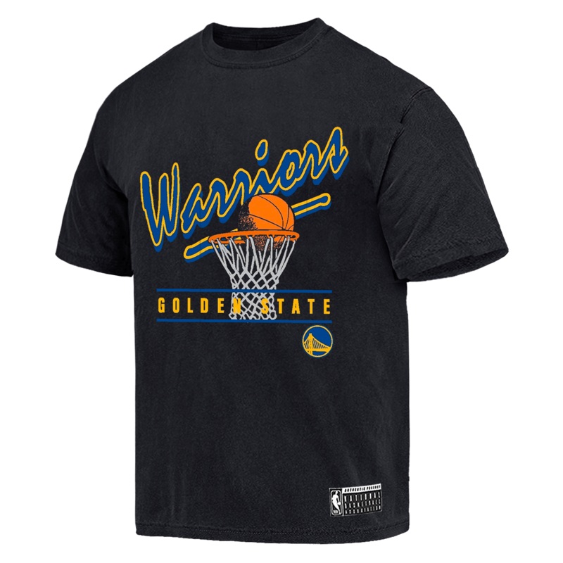 Golden State Warriors NBA Essentials Hamilton Vintage T-Shirt – Black