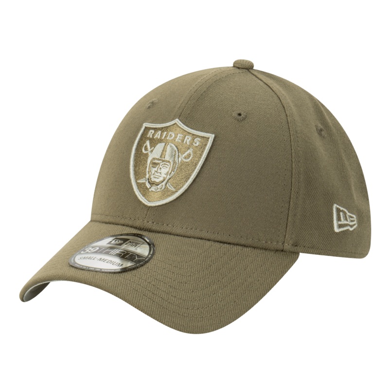 Las Vegas Raiders New Era NFL Tonal 39THIRTY Stretch-Fit Hat – Olive