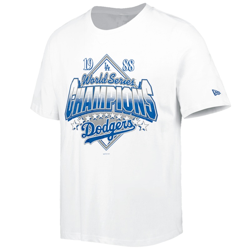 Los Angeles Dodgers New Era MLB 88 Champs Oversized T-Shirt – White