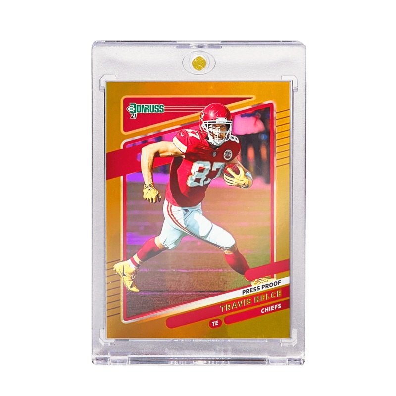 Travis Kelce Kansas City Chiefs Panini NFL 21 Donruss Press Orange Card